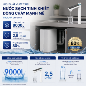 Máy Lọc Nước Nóng Âm Tủ Bếp Truliva UR61096H - Hình ảnh 5