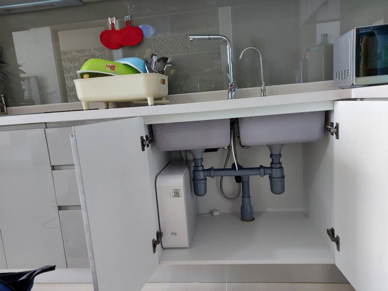 hình ảnh lắp đặt thực tế máy lọc nước pureit ur5640 pureitvietnam.com