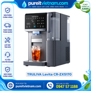 Máy Lọc Nước Nóng - Lạnh - Làm Đá Để Bàn Truliva Lavita CR-ZX5170 ( 5 in 1)